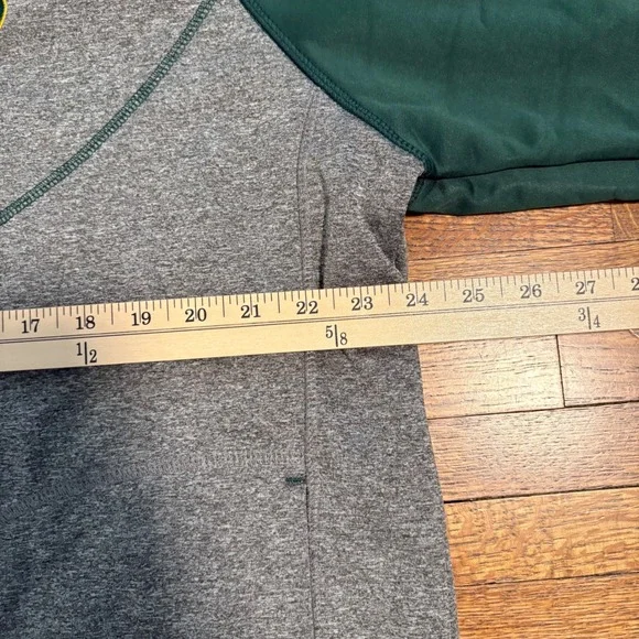 NFL‎ Green Bay Packers Mens XL Pullover 1/4 Zip Fleece Lined Jacket - Picture 6 of 13